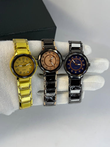 Moonstone Metallic Watch