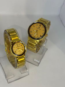 Metallic Moonstone Couple Watch